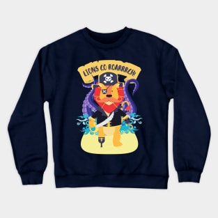 Pirates lion go roarrgh Crewneck Sweatshirt